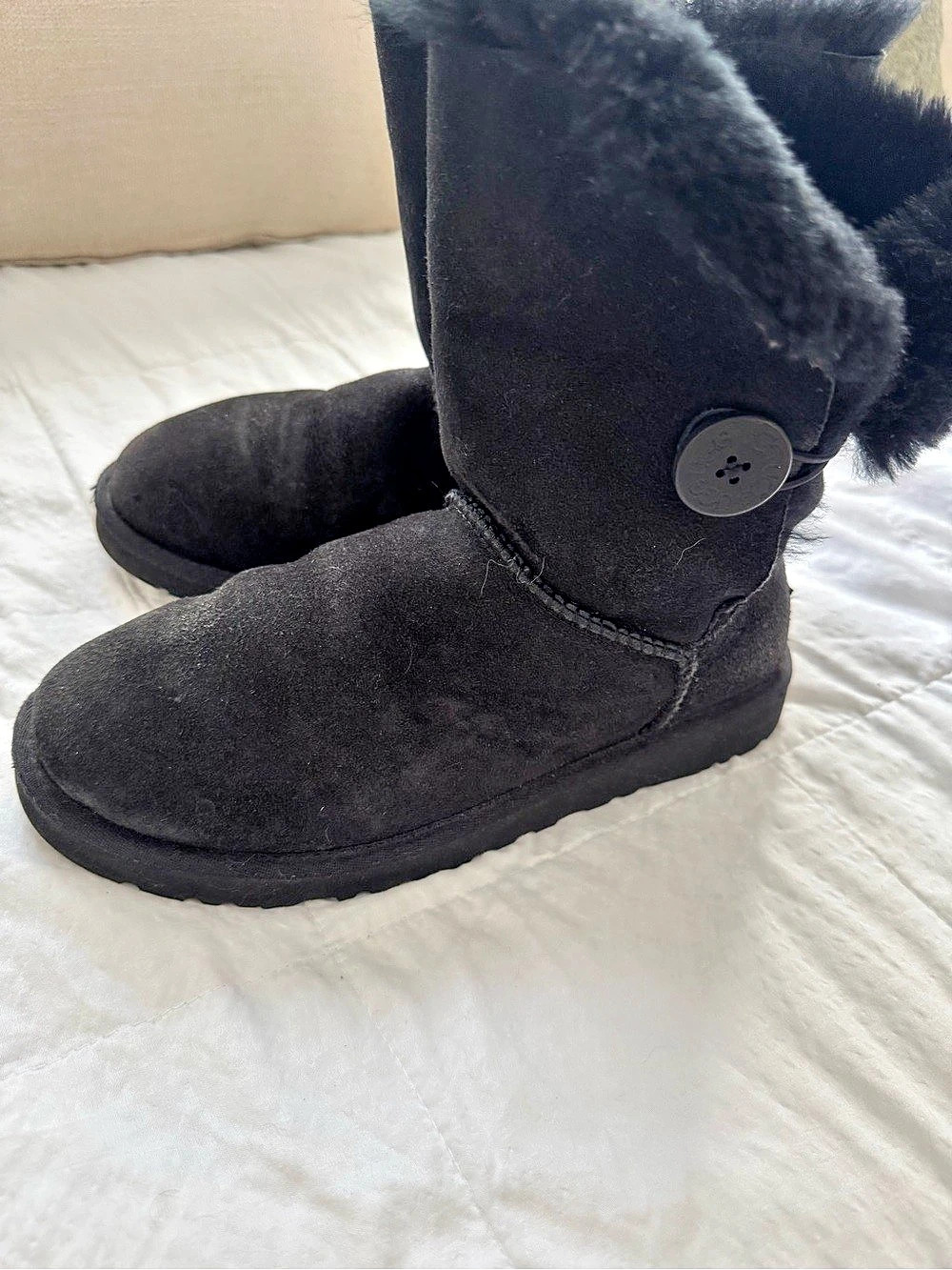 UGG Bailey Button Boot Black Button Detail Winter Boots